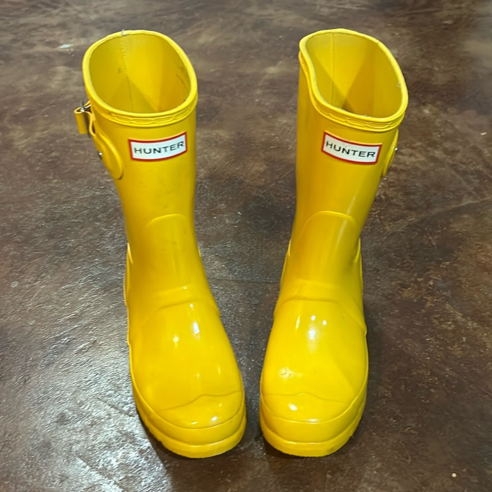 Hunter Yellow Women's Winter & Rain Boots